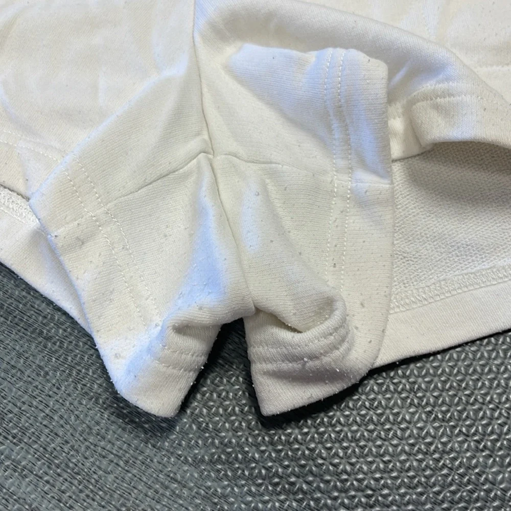 Lou & Grey LOFT Cream Drawstring Shorts - Size L - Picture 8 of 9